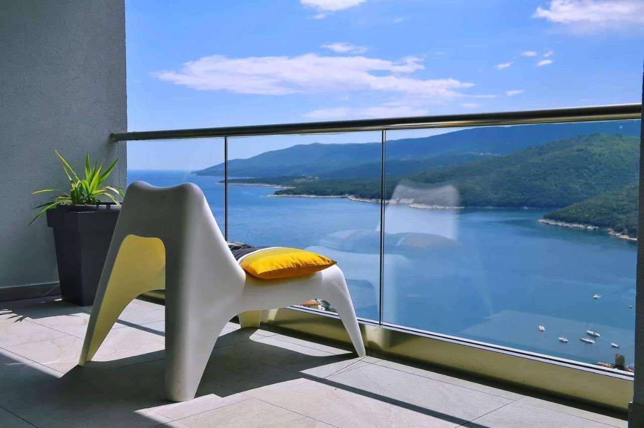 Apartment Vanilla I With Beautiful Seaview Rabac Kültér fotó